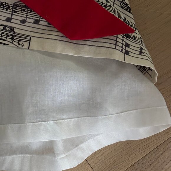 Modcloth "In the Key of Chic" Musical Score Dress in Black and Cream - Picture 8 of 12